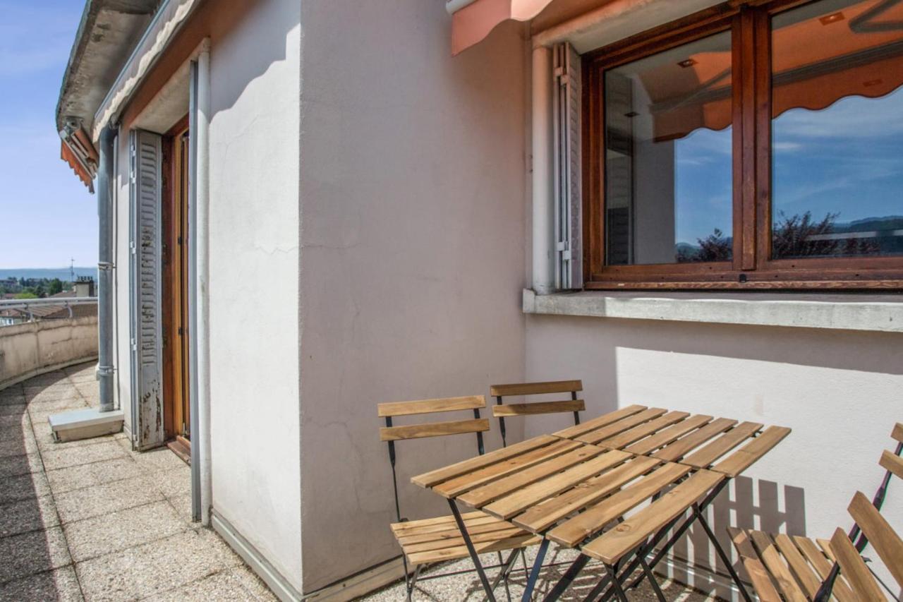 Modern 1Br With Terrace And A Breathtaking View In Annecy Apartment Luaran gambar