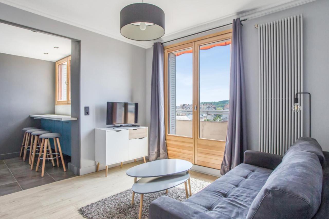 Modern 1Br With Terrace And A Breathtaking View In Annecy Apartment Luaran gambar
